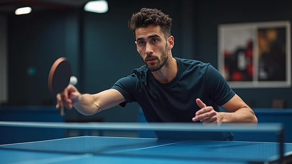تقنية الضربة الأمامية في التنس الطاولة